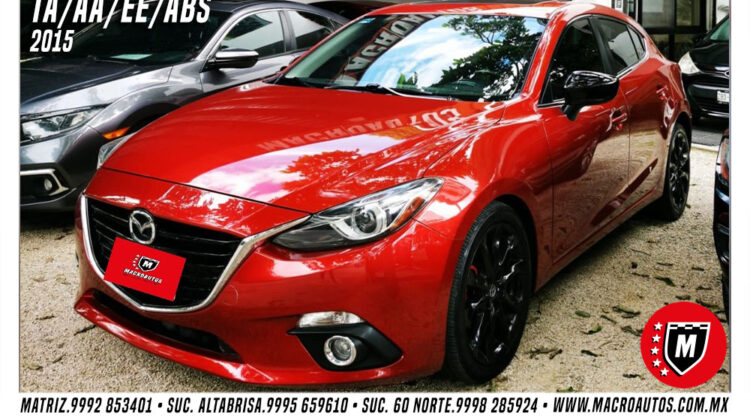 MAZDA 3 GRAND TOURING 2015 AUTOMATICO