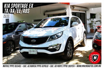 KIA SPORTAGE EX 2016 BLANCA AUTOMATICA.