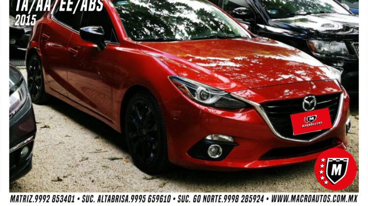 MAZDA 3 GRAND TOURING 2015 AUTOMATICO