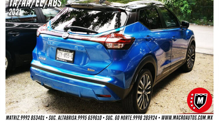 NISSAN KICKS 2021 PLATINUM AZUL AUT.