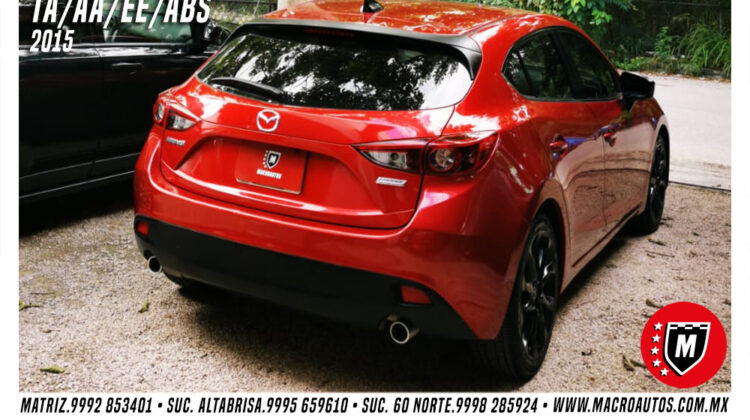 MAZDA 3 GRAND TOURING 2015 AUTOMATICO