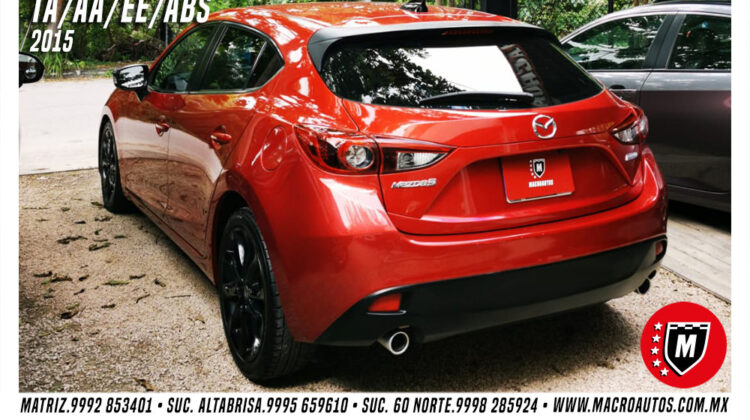 MAZDA 3 GRAND TOURING 2015 AUTOMATICO