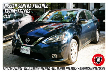 NISSAN SENTRA ADVANCE 2018 AUTOMATICO