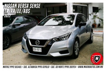 NISSAN VERSA SENSE 2022 AUTOMATICO