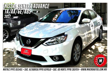 NISSAN SENTRA ADVANCE 2017 AUTOMATICO