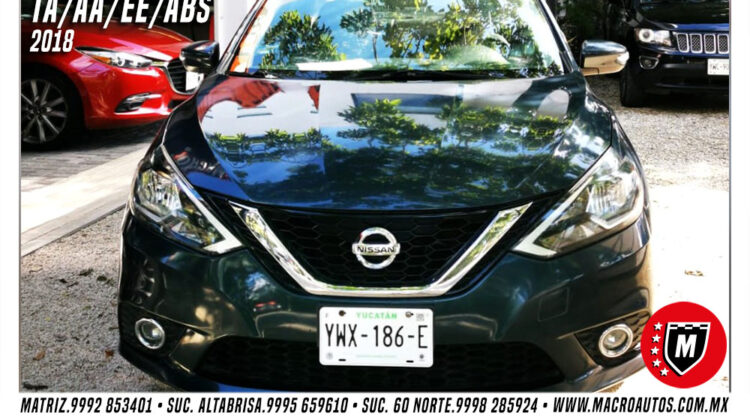 NISSAN SENTRA ADVANCE 2018 AUTOMATICO