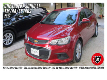 CHEVROLET SONIC LT 2017 STANDAR