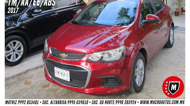 CHEVROLET SONIC LT 2017 STANDAR