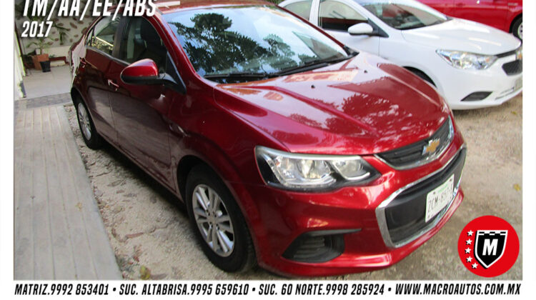 CHEVROLET SONIC LT 2017 STANDAR