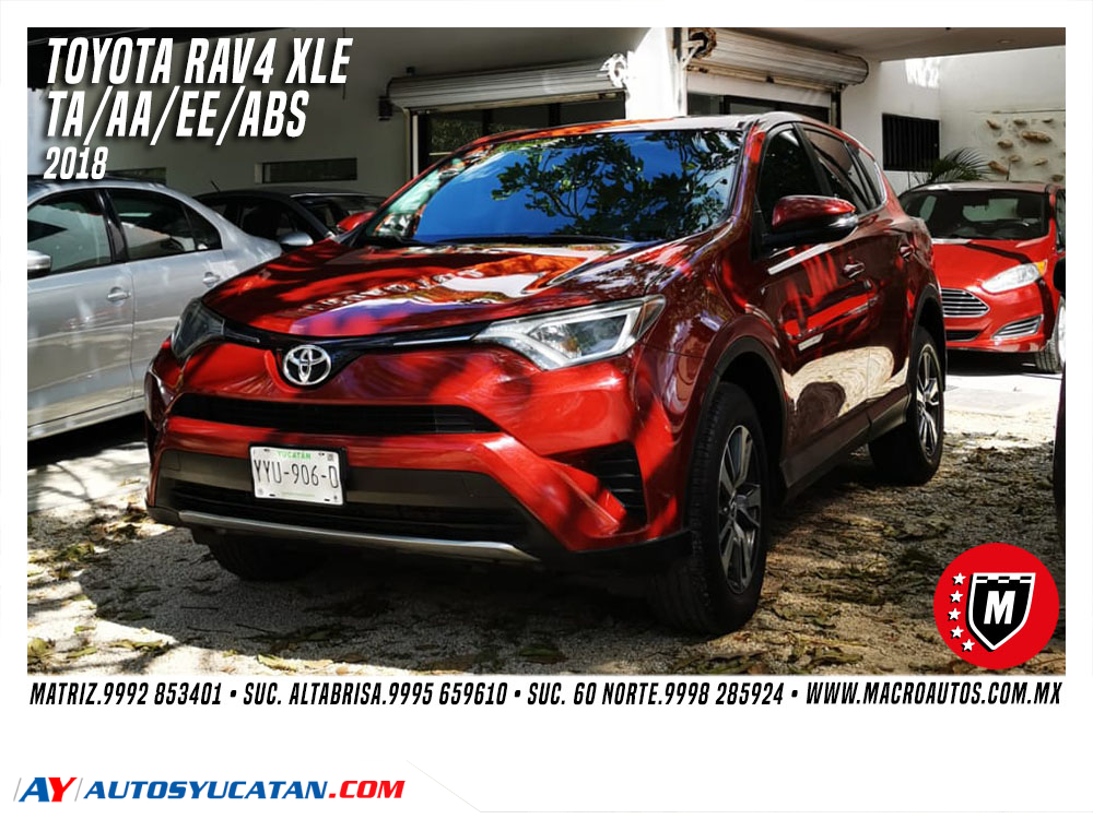 TOYOTA RAV4 XLE 2018 AUTOMATICA