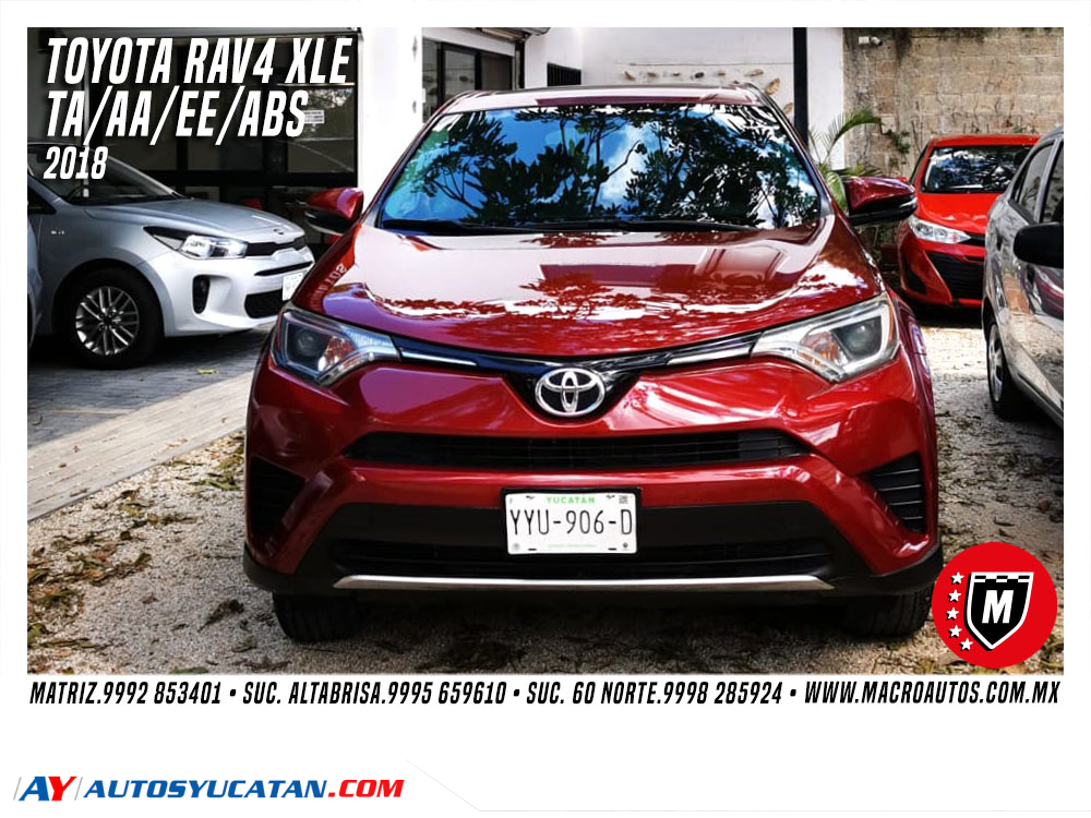 TOYOTA RAV4 XLE 2018 AUTOMATICA