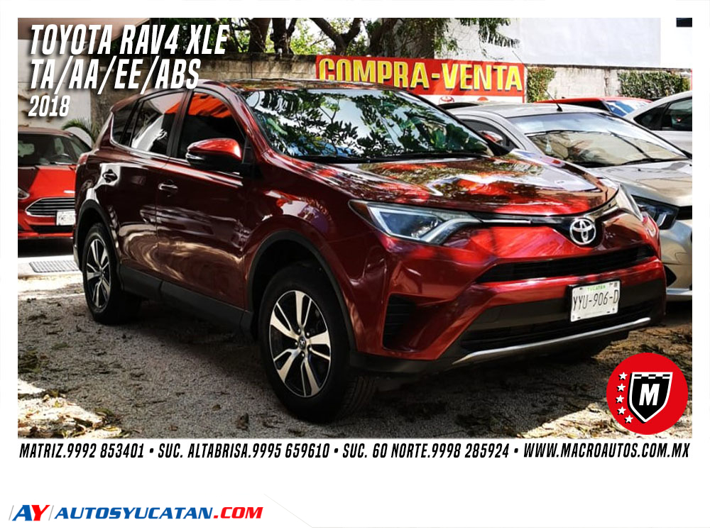 TOYOTA RAV4 XLE 2018 AUTOMATICA