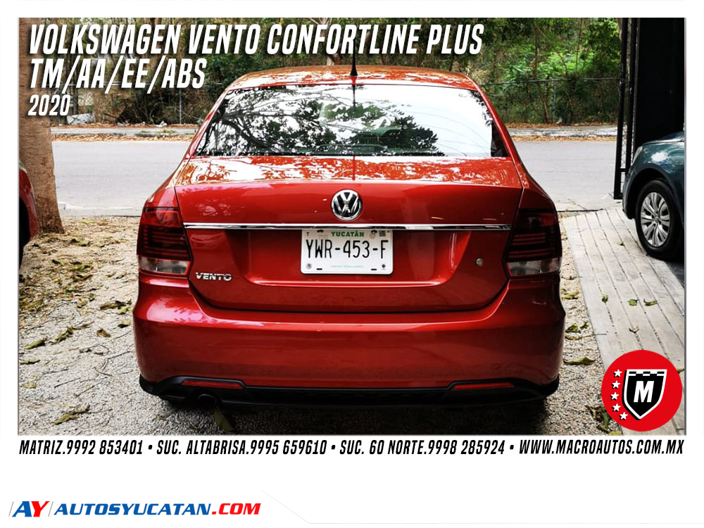 VOLKSWAGEN VENTO CONFORTLINE 2020 MANUAL