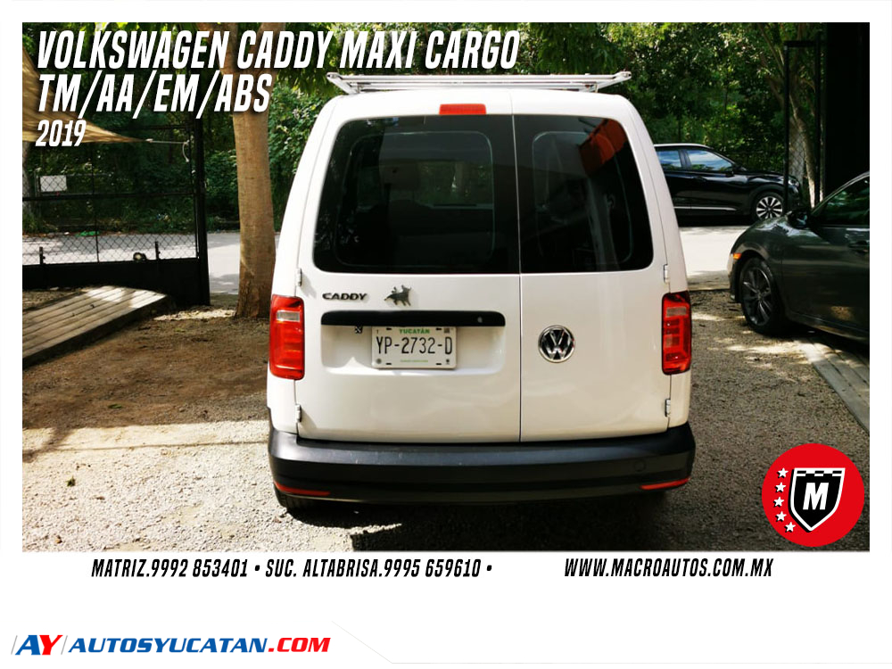 VOLKSWAGEN CADDI MAXI CARGO VAN 2019 MANUAL